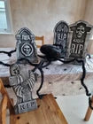 Halloween Tombstones – 4pcs Graveyard Gravestone Props for Outdoor Garden Decoration