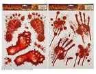 Halloween Window Stickers – Scary Bloody Hand Decals & Spooky Party Window Decorations
