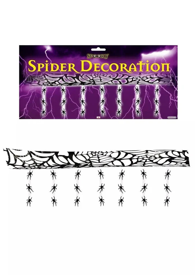 3M Halloween Hanging Spiders – Horror Ceiling & Wall Decoration for Haunted House Party