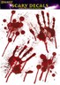 Halloween Window Stickers – Scary Bloody Hand Decals & Spooky Party Window Decorations